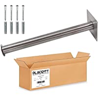 Soporte para Banderola de 40cm para anclaje en Pared. Mástil o Brazo Publicitario Metálico para Fachada de Negocio.